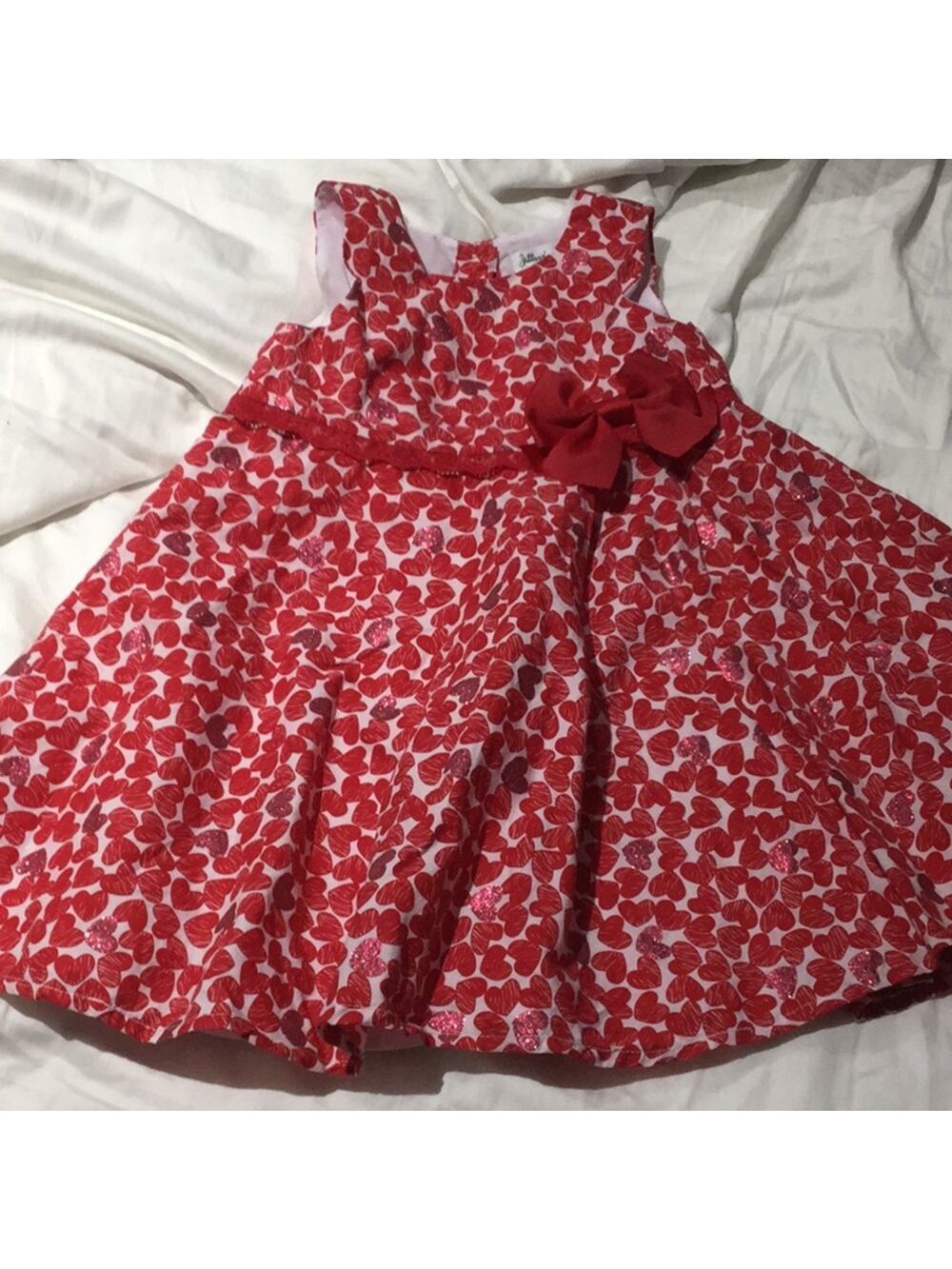 Jillian’s closet heart dress 3t worn once perfect
